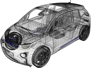 BMW i3 3D Model