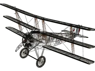 Dixie Triplane 3D Model