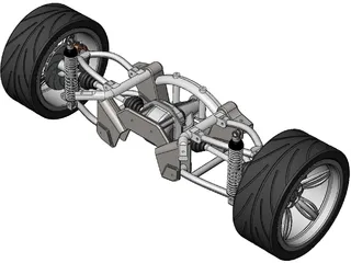 Rear Suspension 3D Model