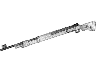 Mauser Karabiner 3D Model