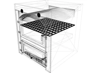 Wood Oven 3D Model