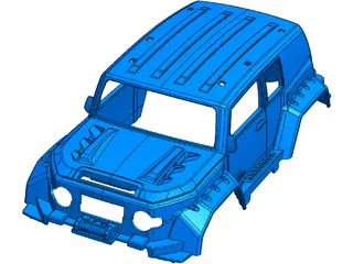 Toyota FJ Cruiser Body 3D Model