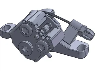 Disc Brake Caliper 3D Model