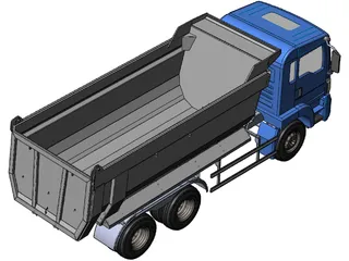 Dump Truck 3D Model