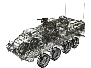 Stryker APC 3D Model