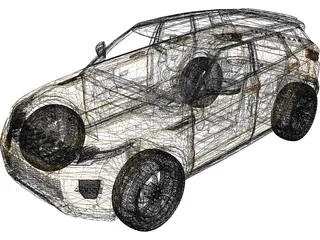 Range Rover Evoque 3D Model