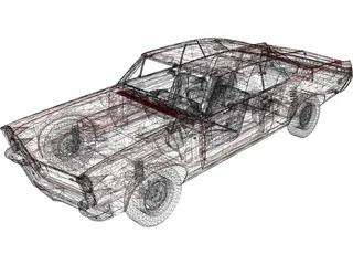 Pontiac Lemans (1965) 3D Model