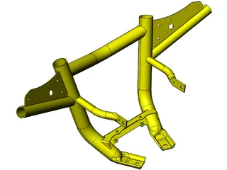 Yamaha Raptor Front Bar Carry 3D Model