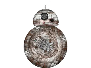 BB8 Droid 3D Model