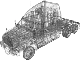 Ural Next Truck 3D Model