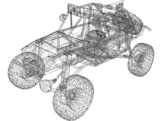 Dune Buggy 3D Model