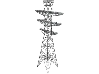 Electrical Tower 3D Model
