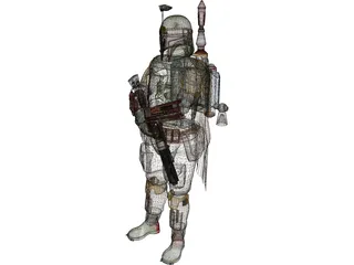 Boba Fett 3D Model