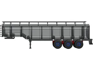 Fuel Transport Tank 3D Model