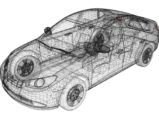 Hyundai Accent (2011) 3D Model