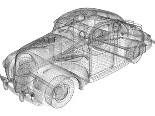 Ford Coupe (1939) 3D Model