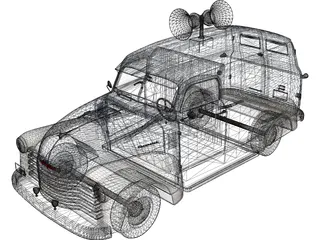 Chevrolet Panel Van (1951) 3D Model