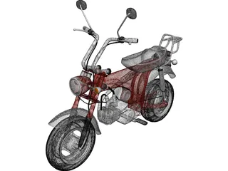 Honda CT70 (1969) 3D Model