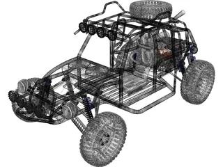 Dune Buggy 3D Model