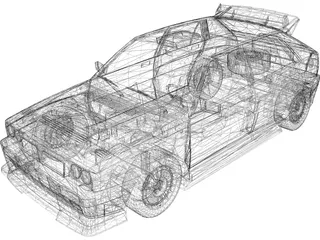 Lancia Delta HF Integrale Evoluzione 3D Model