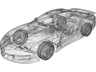 Pontiac Firebird Trans Am WS6 3D Model