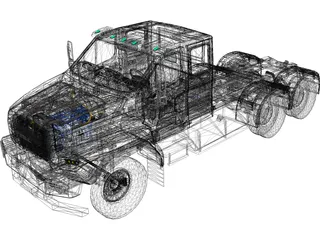 Ural Next Neo 6x4 Truck 3D Model