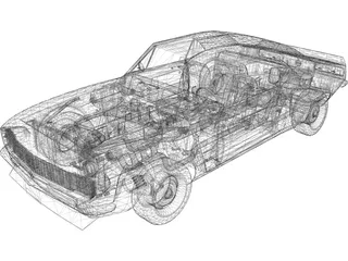 Chevrolet Camaro Z28 (1967) 3D Model