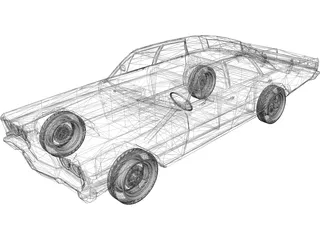 Ford Landau (1980) 3D Model