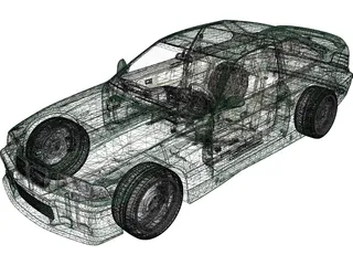 BMW M3 E36 (1997) 3D Model