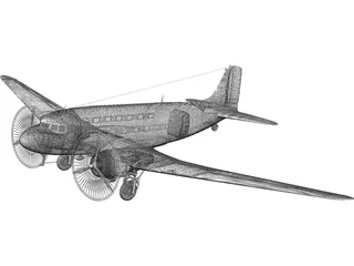 Douglas C-47 Skytrain 3D Model