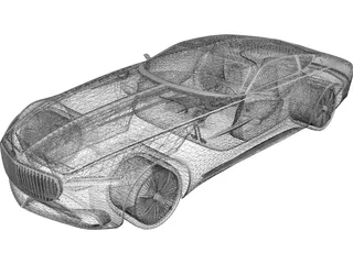 Mercedes-Maybach Vision 6 Cabriolet 3D Model