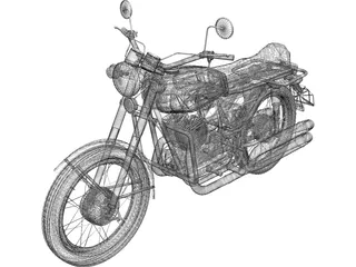 Jawa 350-634 (1978) 3D Model