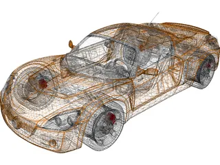 Opel Speedster Turbo (2004) 3D Model