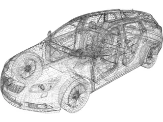 Opel Insignia Wagon 3D Model