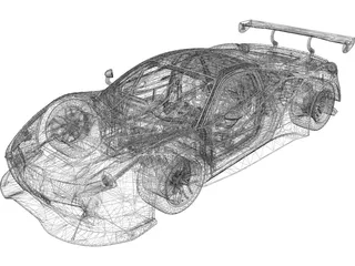 Ferrari 488 GT3 3D Model