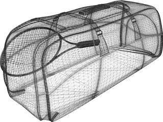 Tennis Bag 3D Model