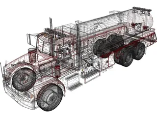 Peterbuilt Tanker 3D Model