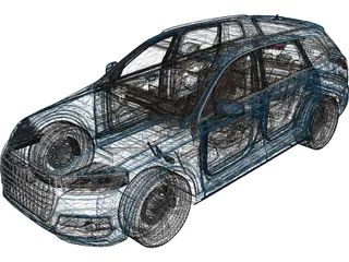 Audi Q7 (2017) 3D Model