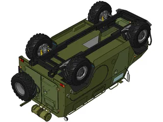 Gaz 2975 Tigr 3D Model