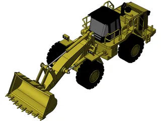 Caterpillar 988H Wheel Loader 3D Model