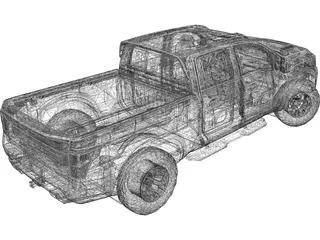 Nissan Titan (2017) 3D Model