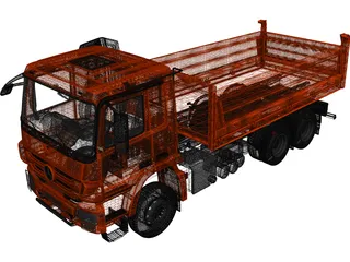 Mercedes-Benz Dump Truck 3D Model