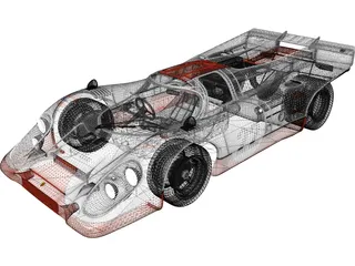 Porsche 917K (1969) 3D Model