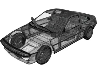 Talbot Matra Murena (1981) 3D Model