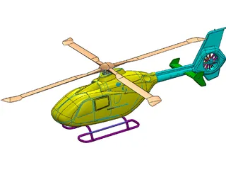 Eurocopter EC-135 3D Model