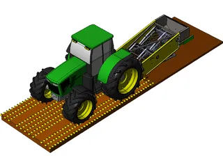 Onion Harvester 3D Model