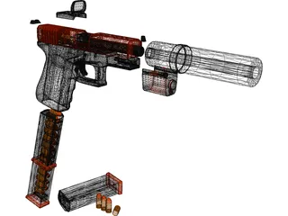 Glock 3D Model