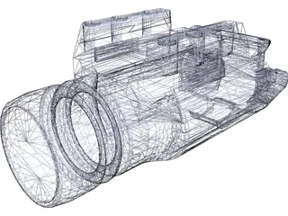 Surefire x200 Light 3D Model