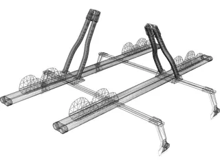 Thule Ride Roof Rack 3D Model