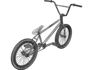 BMX Bike 3D Model